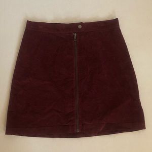 Madewell Studio Zip Skirt